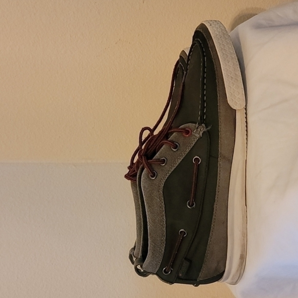 MEN'S PAJAR SUEDE & CANVAS CASUAL SHOES‎ ( sz US-11.5. Euro-44)